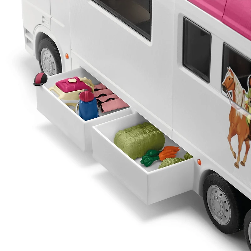 Schleich Camping-Car Equestre Ensemble de Jeu
