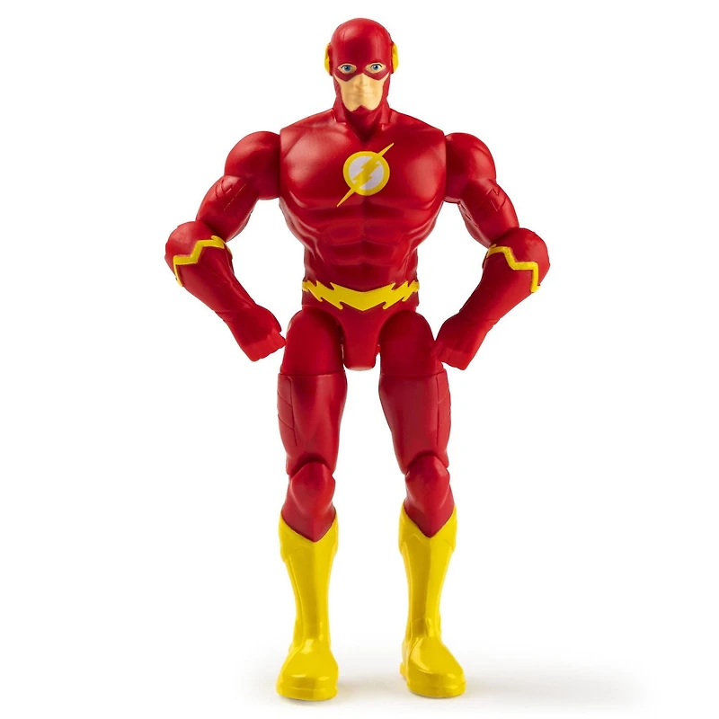 DC Comics, Figurine articulée THE FLASH de 10 cm avec 3 accessoires mystère, Adventure 2