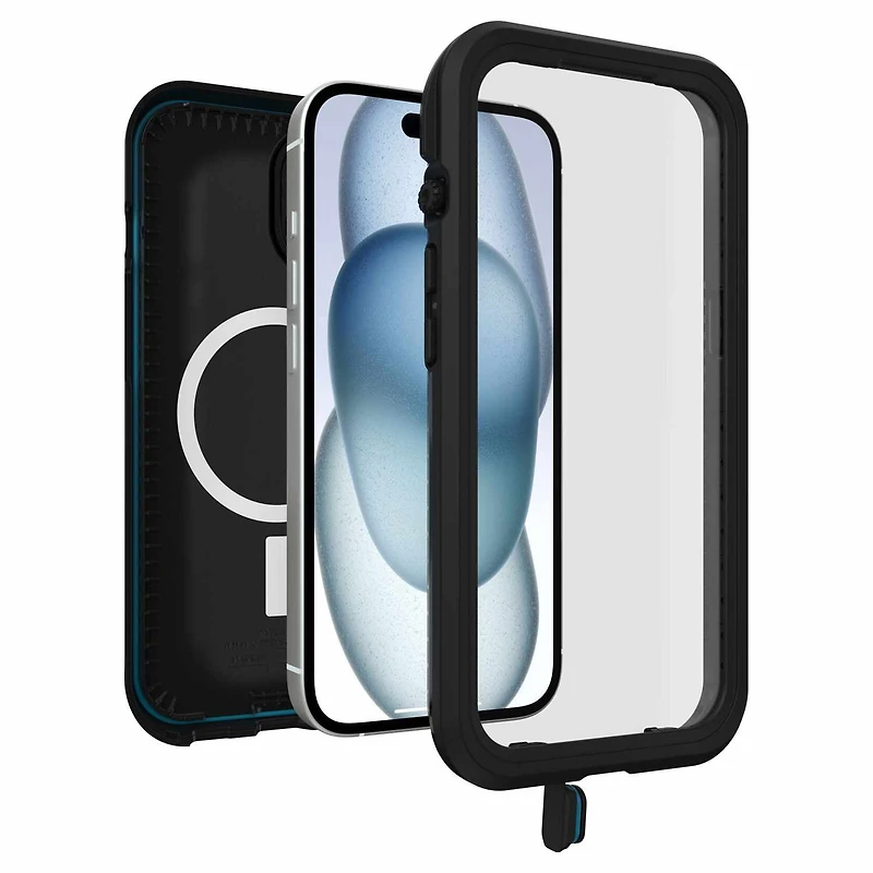 Otterbox Étui Fre MagSafe Waterproof pour iPhone 15 - Noir