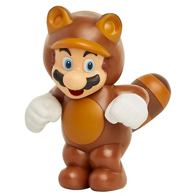Figurine d'articulation limitée Tanooki Mario de Nintendo de 2,5 po
