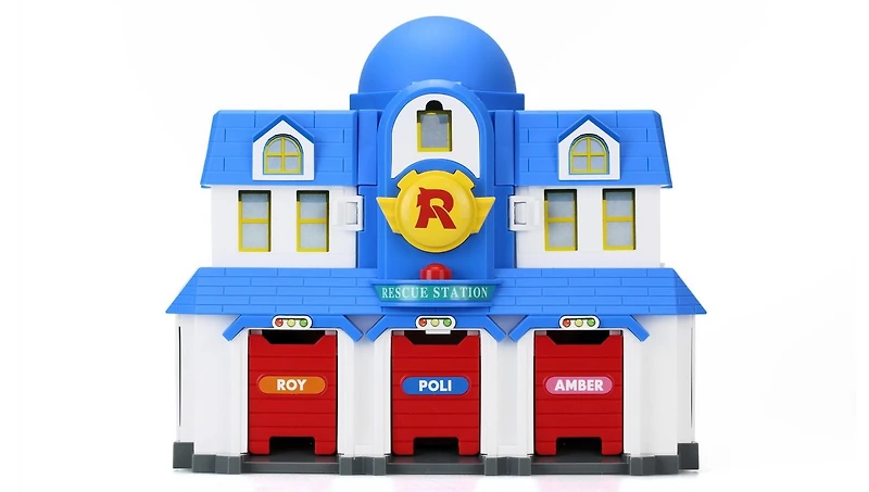 Robocar Poli - Ensemble de jeu Quartier général transformable
