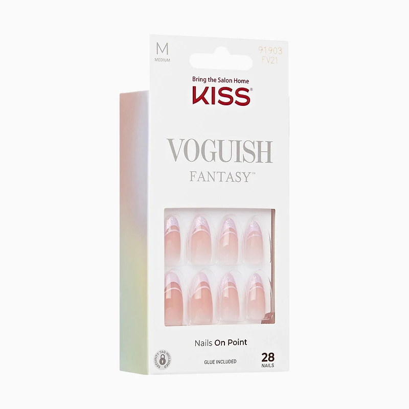KISS Voguish Fantasy Nails - Fake Nails, Medium