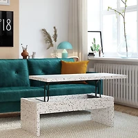 Mr. Kate Winston Lift Top Coffee Table, Terrazzo