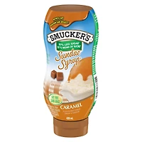 Smucker's Sundae Syrup, Caramel Flavoured Syrup, No Sugar Added, 428mL, 428 mL