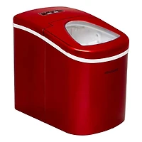 Frigidaire Countertop Compact Ice Maker with 26lb Capacity Production per Day - Red