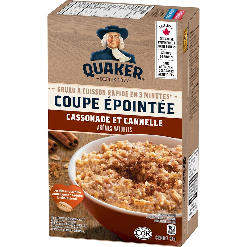 Quaker Quick Cook Steel Cut Oatmeal - Brown Sugar Cinnamon