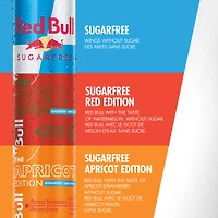 Red Bull Energy Drink, Abricot-fraise, San Sucre, 250ml