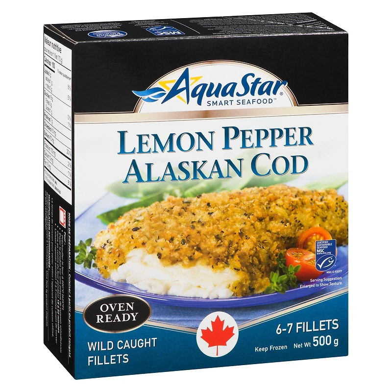 Lemon Pepper Oven Ready Alaskan Cod
