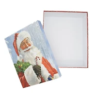 Holiday Time Jumbo Santa Gift Box, Rigid paper set-up box