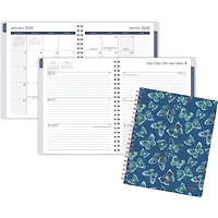 Agenda Grand Mead® Papillon Aqua W/M,26 Agenda