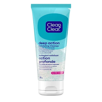 Nettoyant exfoliant Action profonde Clean & Clear 198 g