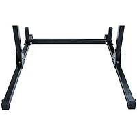 Support de squat réglable multifonctions Everyday Essentials d'une capacité de 500 livres avec barre de traction et supports de poids