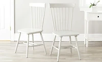 Safavieh Parker 17 in. H Spindle Dining Chair, Set of 2