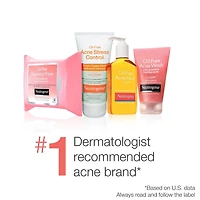 Neutrogena Oil-Free Acne Wash, Facial Cleanser with 2% Salicylic Acid Acne Treatment, Daily Oil-Free Acne Face Wash for Acne-Prone Skin with Salicylic Acid, 269 mL