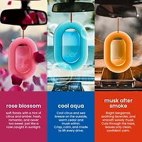 Godrej Aer-O Diffuseur De Parfum Pour Voiture Aqua Cool, 7.5 g, Dure jusqu’à 30 jours, Désodorisant pour voitures