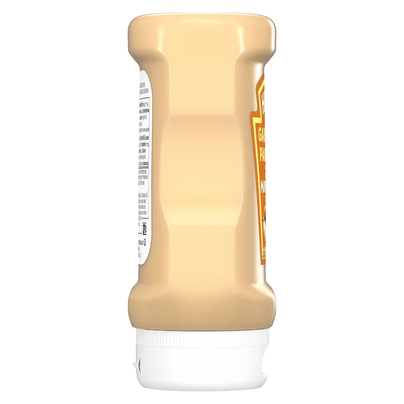 Sauce Style Mayonnaise À La Saveur D'Ail Et De Parmesan, Bouteille Mayonnaise aux cornichons Heinz