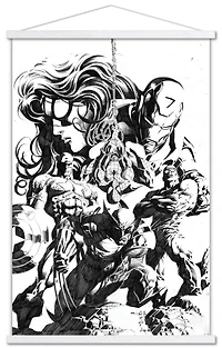 Marvel Sketch - Group Wall Poster