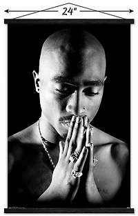 Tupac - Praying Wall Poster, 14.725" x 22.375"