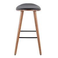 Tabouret de comptoir moderne milieu-du-siècle Saddle de LumiSource