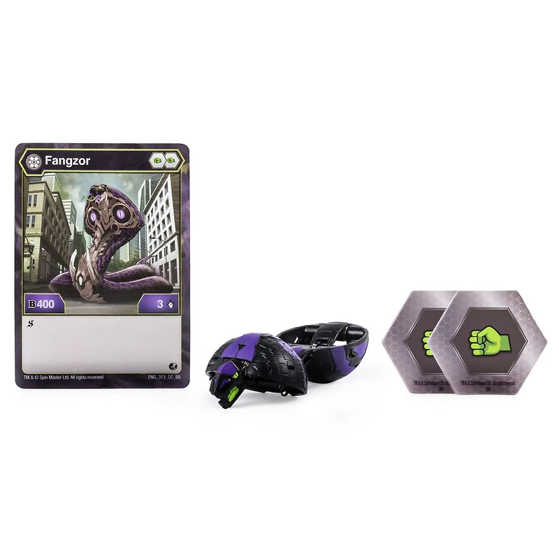 Bakugan, Darkus Fangzor, Créature transformable à collectionner de 5 cm, à partir de 6 ans