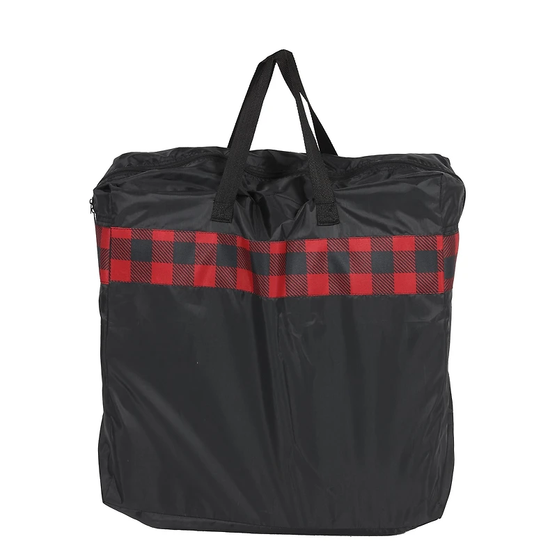Ensemble chaises et couvertures Ozark Trail, à carreaux rouge et noir, polyester, logo Canada