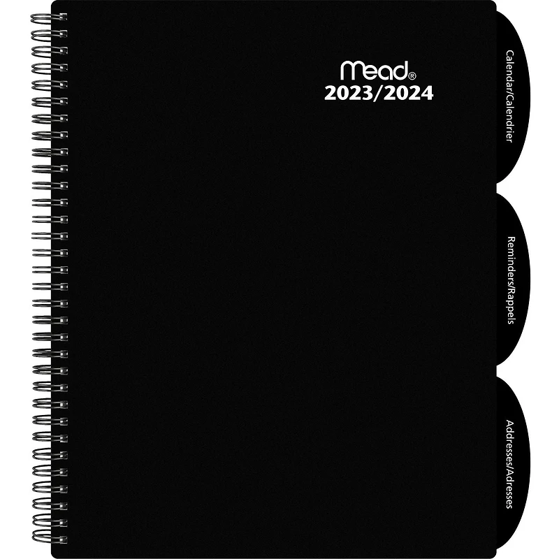 Mead Large 2024 Weekly/Monthly Poly Planner Asst, Planner
