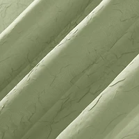 Mainstays Crushed Voile 2-Pack sheer Grommet Curtain Panel Pair, 2 panels,