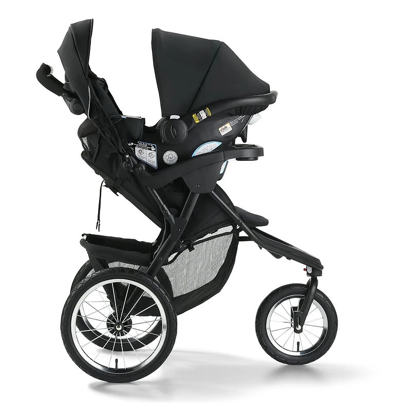 Graco Trax Jogger 2.0 Travel System, Car Seat and Stroller Combo, Gotham