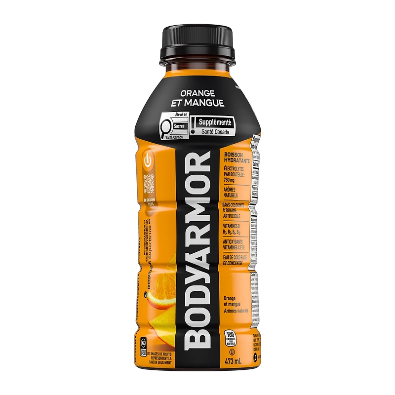 BodyArmor SuperDrink Orange Mango Bottle, 473 mL, BODYARMOR ORANGE MANGO