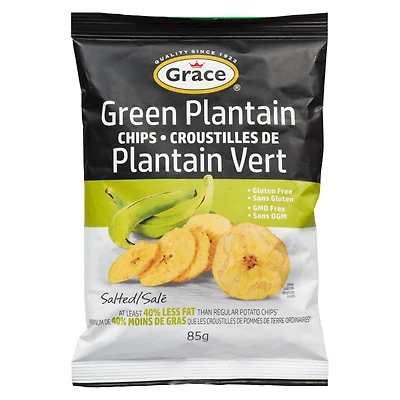 Grace Kennedy Salted Plaintain Chips, 85 g
