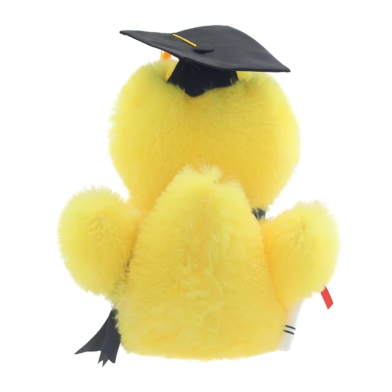 Peluche canard de remise des diplômes de la promotion 2025 dans une boîte