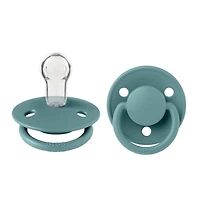 BIBS Pacifiers - De Lux Collection | BPA-Free Baby Pacifier | Made in Denmark | Set of 2 Premium Soothers | Age Size One Size
