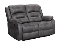 K-Living Larissa Recliner 3pcs Sofa Set in Grey Palomino Fabric