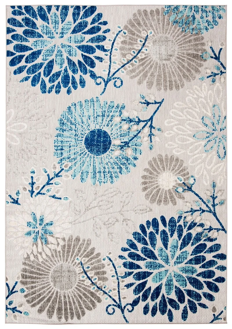 Safavieh Cabana Garnet Floral Outdoor Area Rug