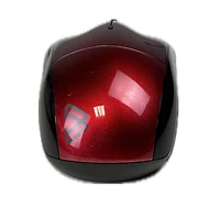 Souris sans fil mobile Track Mobile-Travel, capteur optique de 1200 DPI, ambidextre - rouge