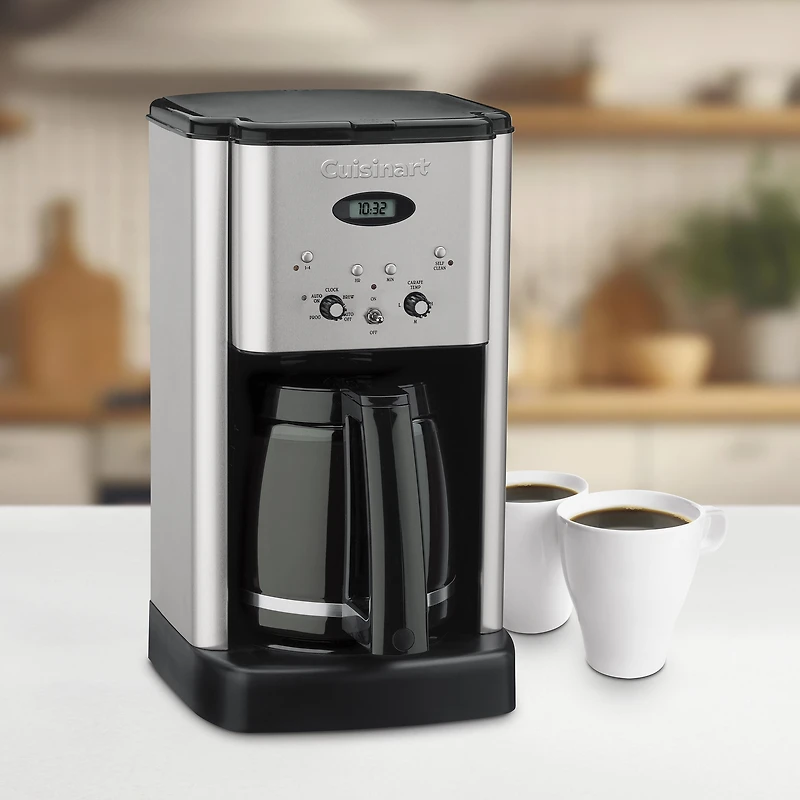 Cuisinart Brew Central Cafetière programmable 12 tasses en acier inoxydable avec carafe