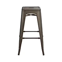 Heavenly Collection Gunmetal Tabouret de Bar