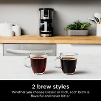 Ninja DCM200C Programmable XL 14-Cup Coffee Maker, 14-Cup Glass Carafe, with Permanent Filter, Stainless Steel, Hotter Brewing Technology
