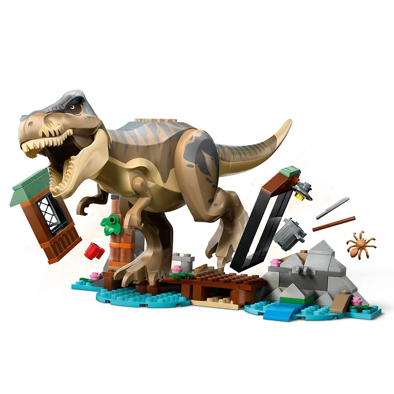 LEGO Jurassic World T. rex River Escape - Dinosaur Toy For Kids, Boys, and Girls, Ages 5-7 - Jurassic World Toy Boat and LEGO Minifigures - Creative Dinosaur Gift for Movie Fans - 76975
