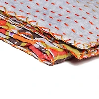 KANTHA COTTON THROW BLANKET 50" X 70"