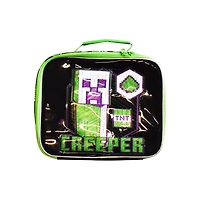 Boys Minecraft Creeper Sketch Lunch Bag