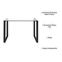 Home Gear Black Writing desk