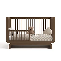 Storkcraft Santorini 5-in-1 Convertible Crib, Hazelnut