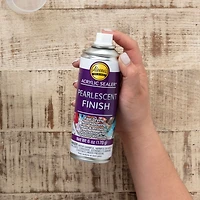 Aleene's Acrylic Spray Sealer, Pearlescent Finish, 6 oz – Fast-Drying, Clear, Non-Yellowing, Protects Paper, Wood, Glass & Metal
