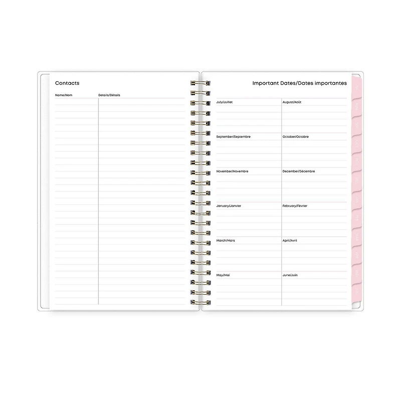 Blue Sky Marble Medium Weekly/Monthly Planner for 2021-2022