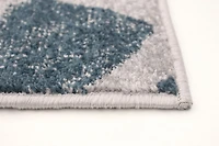 Tapis d'Interieur ECARPET Floral pour Salon, Chambre à Coucher, d'Enfant Collection Presly