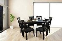 K-Living 7-Piece Dining Set in Grey