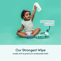 Rascals Premium Sensitive Wipes, Single Pack, 72 Count, Unisex