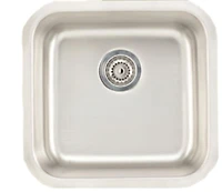 American Imaginations 20-in. W Stainless Steel Kitchen Sink With 1 Bowl And 18 Gauge