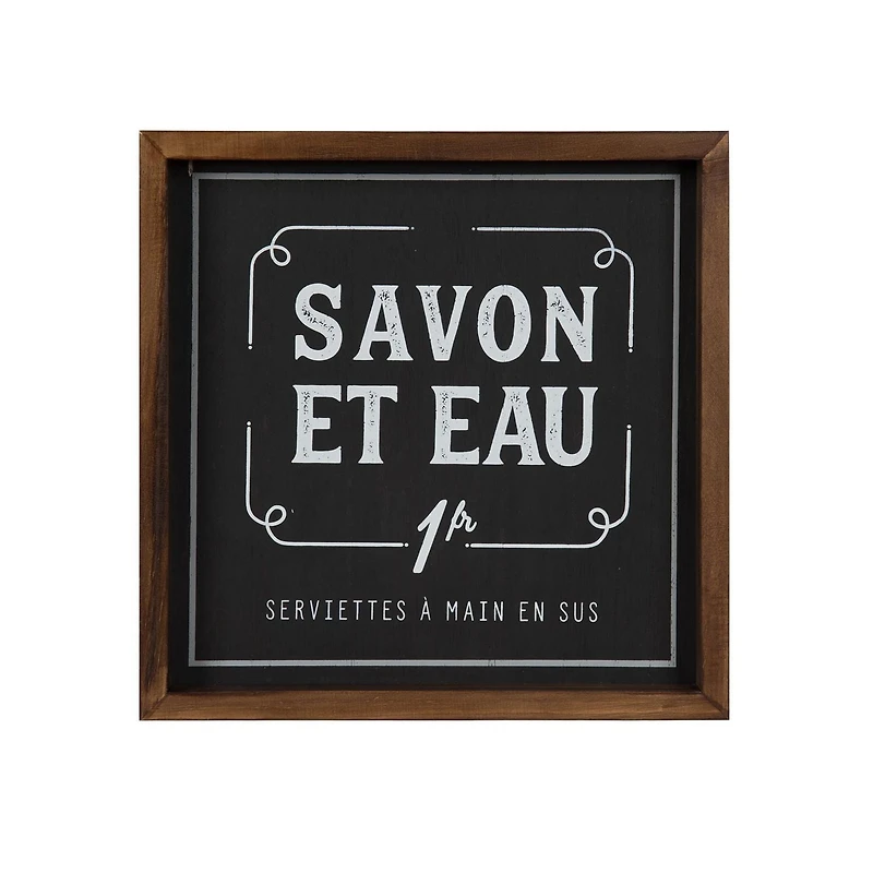 Art d’époque encadré avec savon de Hometrends